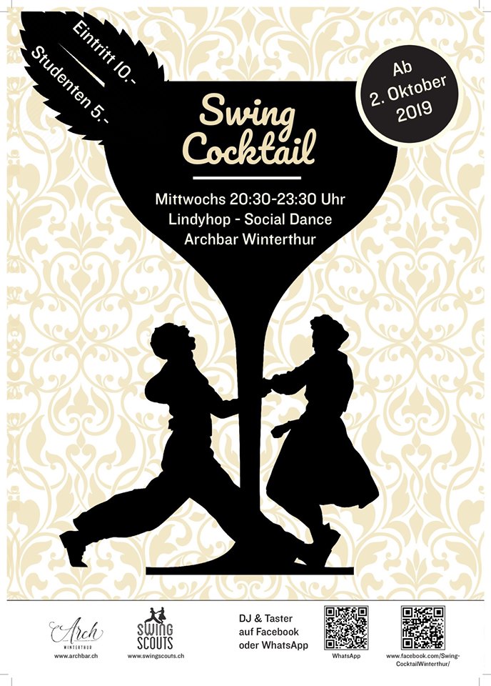jeden Mittwoch bis April 2020 # Swing Cocktail