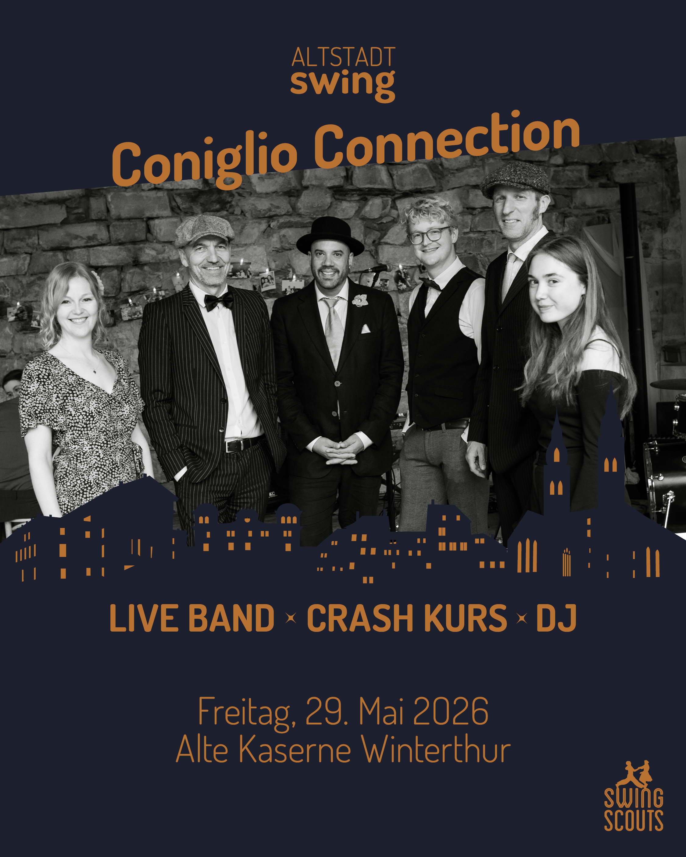 Fr, 29.05.2026 Altstadt Swing mit Coniglio Connection