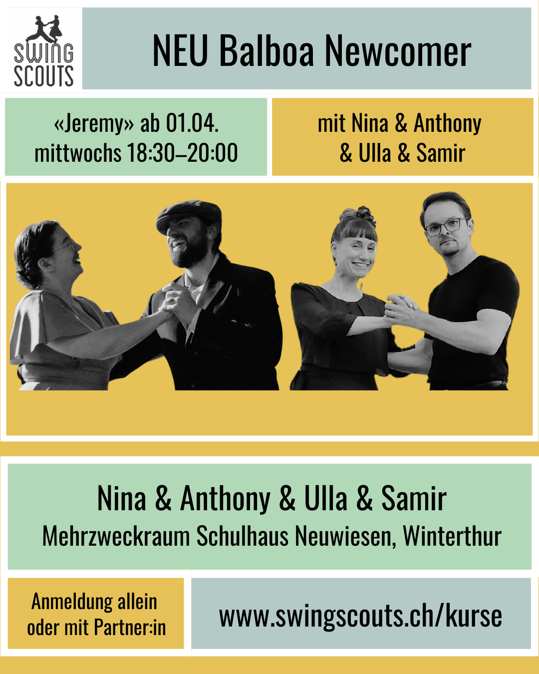 ab 01.04.: Balboa Newcomer