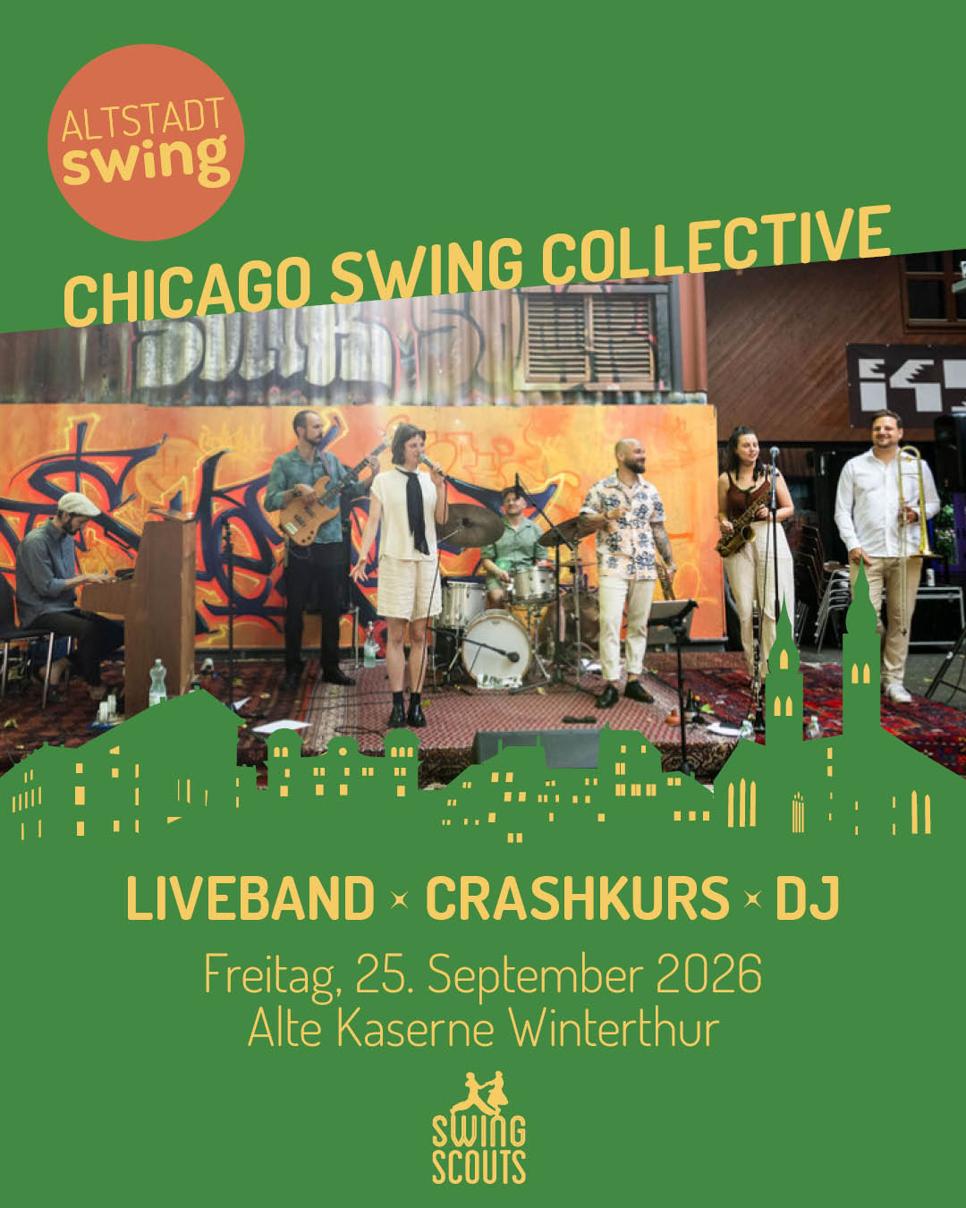 Fr, 25.09.2026 Altstadt Swing mit Chicago Swing Collective