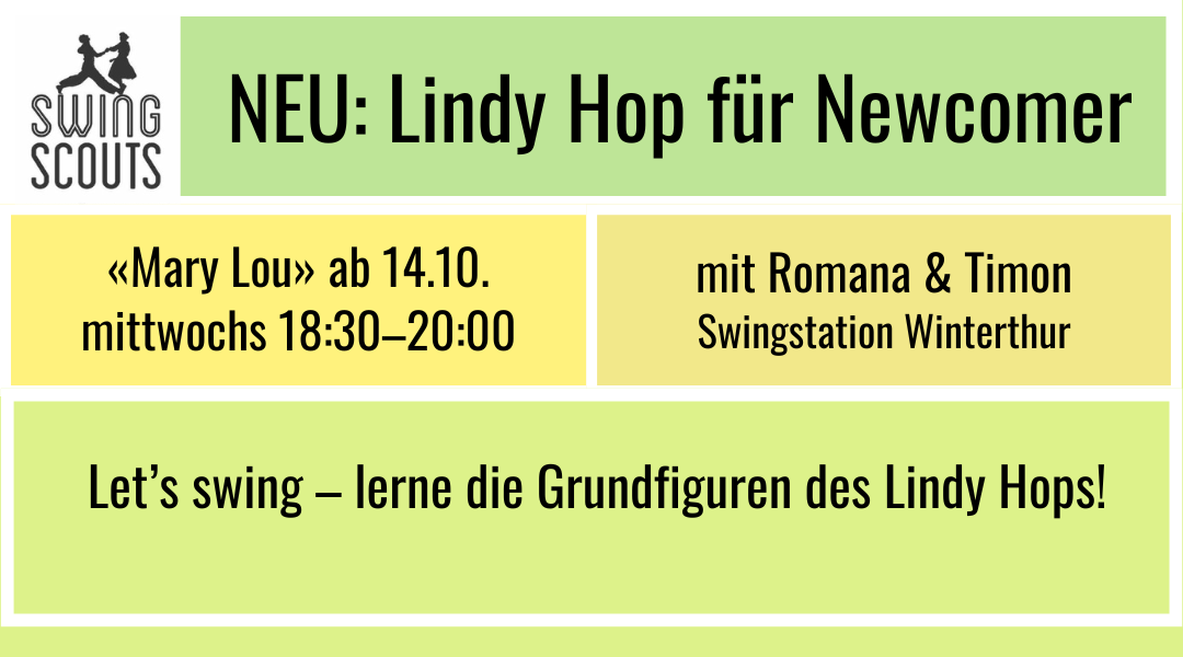 Ab 14.10: Lindy Hop für Newcomer